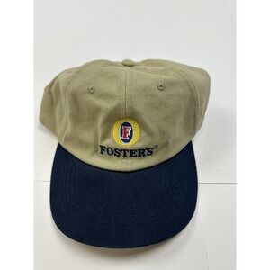FOSTERS  Strapback Baseball Cap Hat - Australian Beer OSFM Vintage